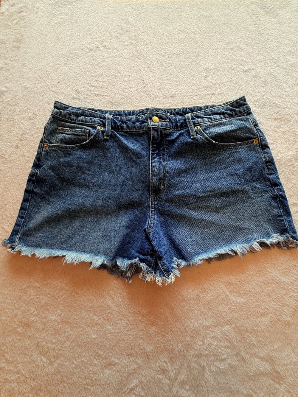 Universal Thread Medium Wash Jean Short Womens Size 16 Boyfriend Coastal Cowgirl